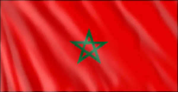 Tischflagge Marokko