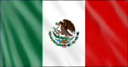 Tischflagge Mexico