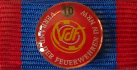 NRW VDF Mitgliedsabzeichen 10 Jahre 