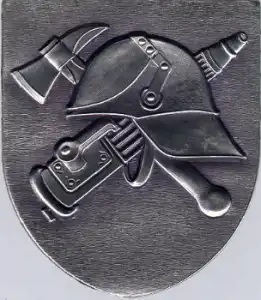 Wappen-Emblem R152 DDR Feuerwehr-Emblem