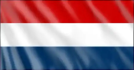 Tischflagge Niederlande
