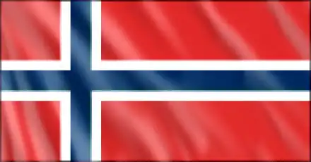 Tischflagge Norwegen