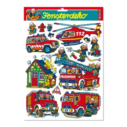 Fensterdeko Feuerwehr 