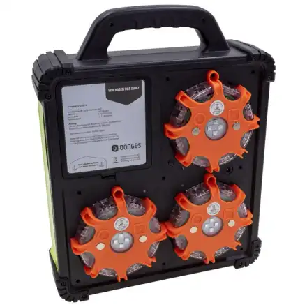 Signalleuchten-Set SyncFlare, orange, wechselbar gelb/blau/grün