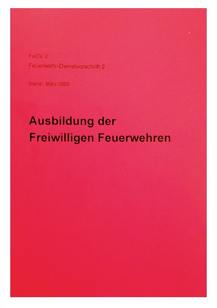 FwDV 2  (Sonderauflage)