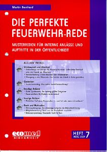 Die perfekte Feuerwehr-Rede Heft 7