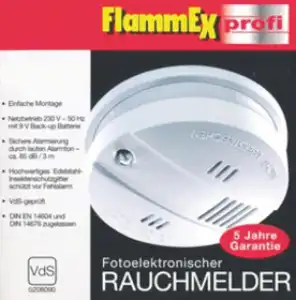 - FlammEx Profi - Rauchmelder K-SD4