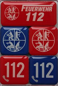 Magnete Set Feuerwehr 