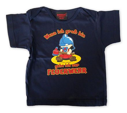 Baby-T-Shirt Feuerwehr Größe 80/86