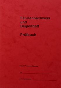 Fahrtennachweis und Begleitheft