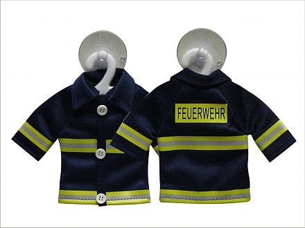 Mini Feuerwehr Jacke mit Saugnapf