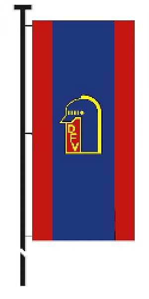 Hissflagge DFV im Hochformat 300 x 120 cm 