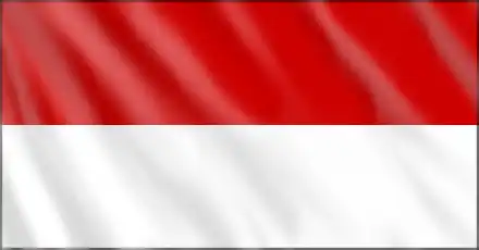Tischflagge Monaco