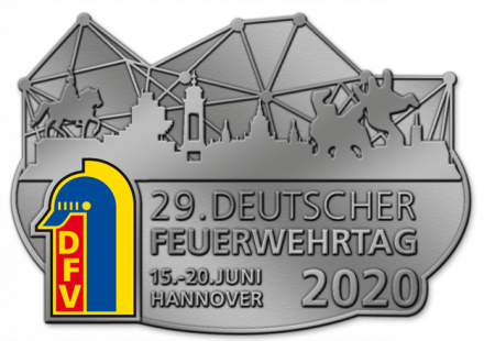 Abzeichen 29. Deutscher Feuerwehrtag / Interschutz 2020