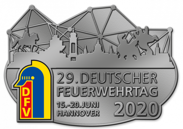 Abzeichen 29. Deutscher Feuerwehrtag / Interschutz 2020