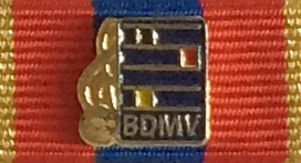 BDMV Ehrennadel Gold 80 Jahre 