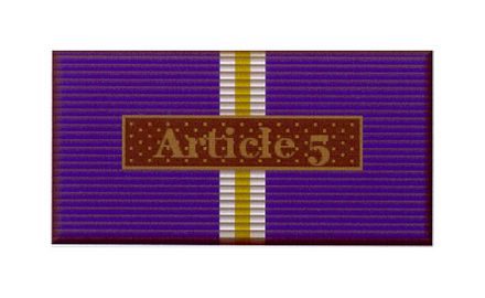 Einsatzmedaille Article 5 Eagle Assist