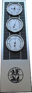 Wetterstation 10 x 37 cm Feuerwehr-Signet