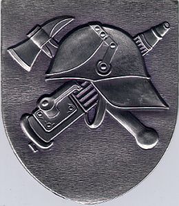Wappen-Emblem R152 DDR Feuerwehr-Emblem