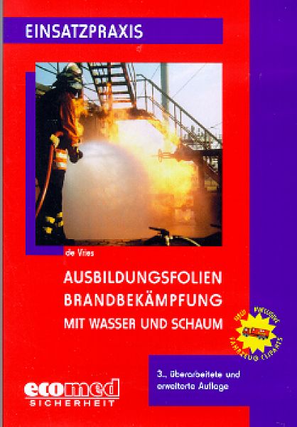 CD-ROM Ausbildungsfolien Brandbekämpfung mit Wasser und Schaum 