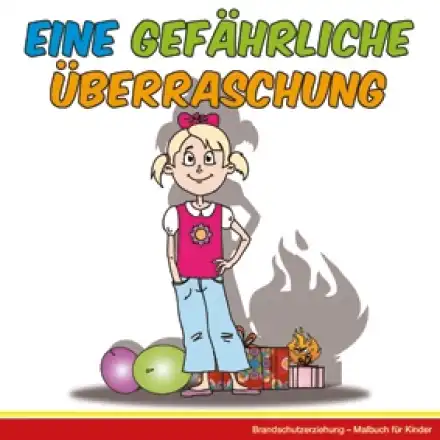 Malbuch für Kinder "Eine gefährliche Überraschung"