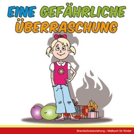 Malbuch für Kinder "Eine gefährliche Überraschung"
