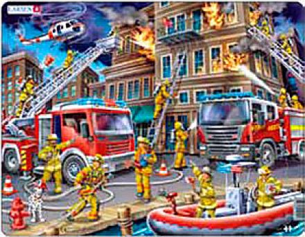 Puzzle Larsen - Motiv Feuerwehr 