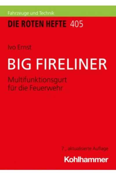 Rotes Heft 405 Big Fireliner-Multifunktionsgurt für die Feuerwehr 