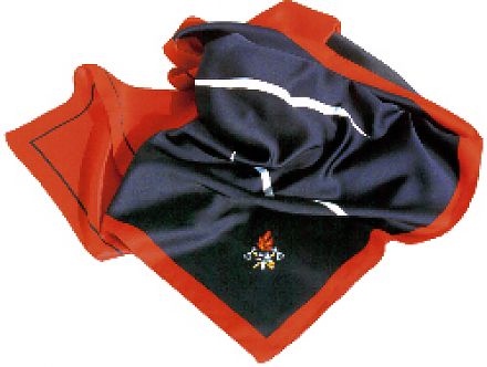 Halstuch Feuerwehr-Helm-Emblem 88 x 88 cm