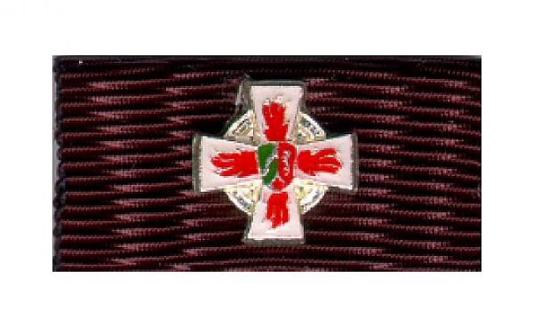 NRW FEZ Steckkreuz Silber