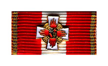 Saarland Feuerwehr-EZ am Band Gold