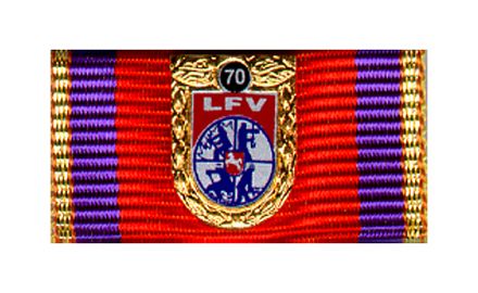 LFV Niedersachsen 70 jährige Mitgliedschaft gold