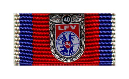 LFV Niedersachsen 40 jährige Mitgliedschaft silber