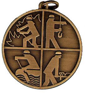 Metall-Anhänger Ø 39 mm Signet bronce