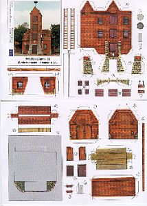 Bastelbogen : Spritzenhaus Lemmie 1926