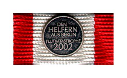 Berlin Flutkatastrophe 2002 Medaille
