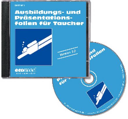 CD-ROM Ausbildungs-und Präsentationsfolien Tauchen