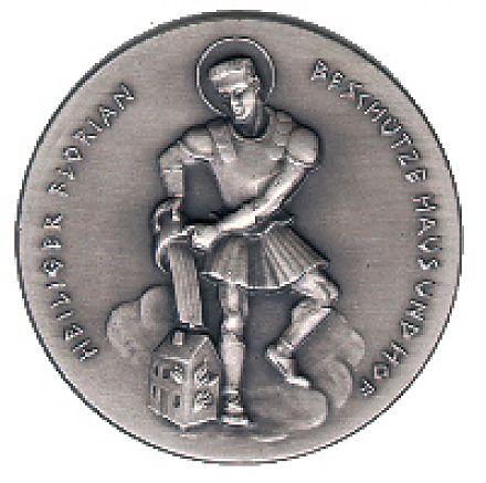 Sankt Florian Medaille Silber