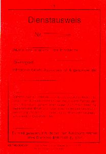 Feuerwehr-Dienstausweis Nordrhein-Westfalen
