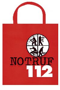 Baumwolltragetasche Notruf 112