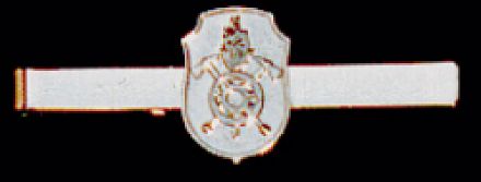 Krawattenclip - Bayern- silberfarbig