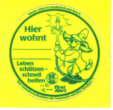 Kinder-Finder (nachleuchtende Folie)