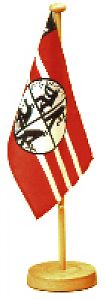 Tischflagge -Feuerwehr-Signet