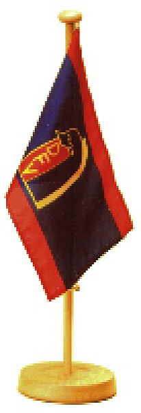 Tischflagge -DFV-Helm