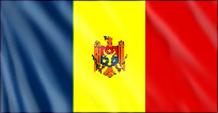 Tischflagge Moldavien