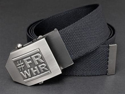 Gürtel #FRWHR schwarz 