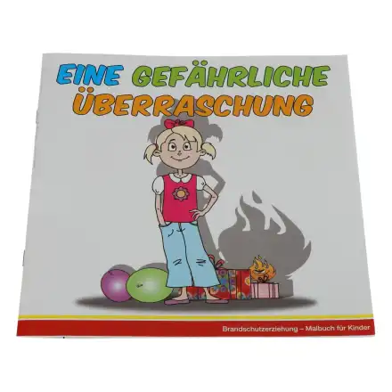 Malbuch für Kinder "Eine gefährliche Überraschung"