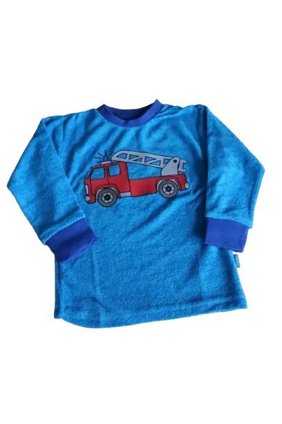 Schlafanzug Frottee Feuerwehr