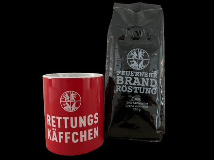 Tasse Rettungskäffchen plus Kaffee
