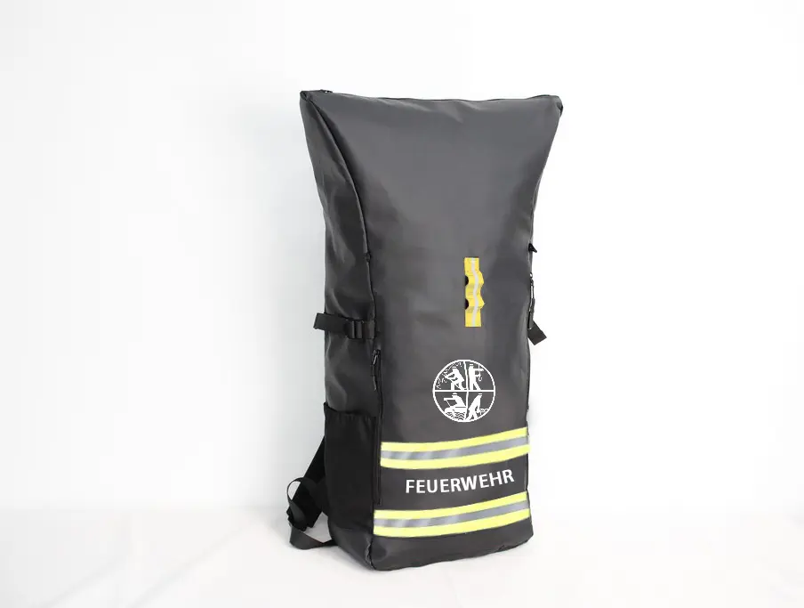 Rucksack Rolltop Feuerwehr-Design